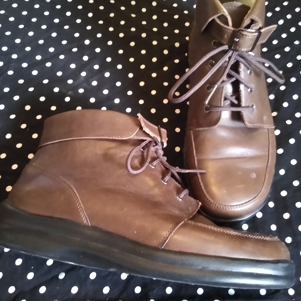 Footprints by Birkenstock brown leather boot